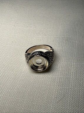 Lotti Dotties Rope Bezel Interchangeable Ring Base Size 7